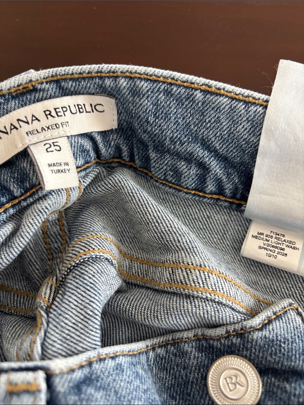 Banana Republic Light Blue Relaxed Fit Denim Jeans
